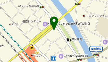 東武トップツアーズ株式会社 盛岡支店の地図画像