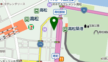三菱電機ライフサービス株式会社 高松営業所の地図画像