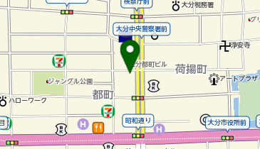 NECフィールディング株式会社 大分支店の地図画像