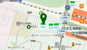 近鉄ファシリティーズ株式会社 あべのハルカス事業部の地図画像