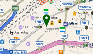 グリコ乳業株式会社 大阪支社の地図画像
