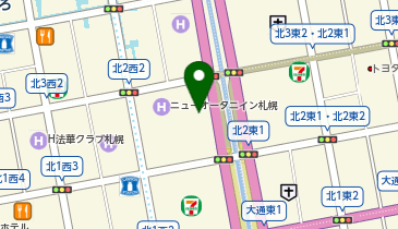 トヨタファイナンス株式会社 北海道支社の地図画像