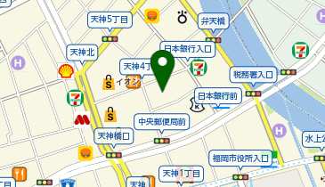 株式会社竹中工務店 九州支店の地図画像