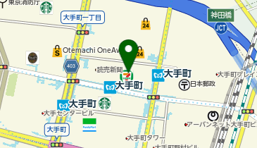 株式会社キャリアパワー 大手町支社の地図画像