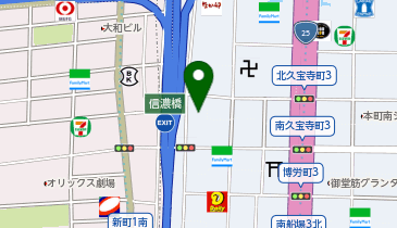 株式会社ブルーベル 大阪支店の地図画像
