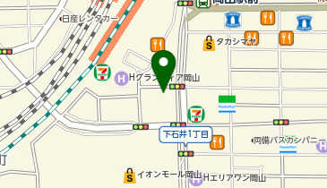 株式会社ゼロン 岡山営業所の地図画像