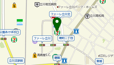 株式会社リクルートキャリア 立川の地図画像