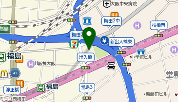 株式会社DEOW 大阪支店の地図画像