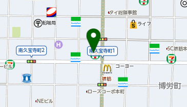 マルモシャツ株式会社 大阪店の地図画像
