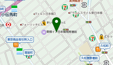 株式会社ジーニング 日本橋オフィスの地図画像