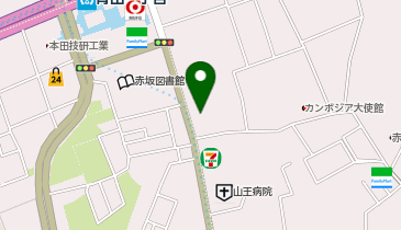 薬樹株式会社 青山オフィスの地図画像