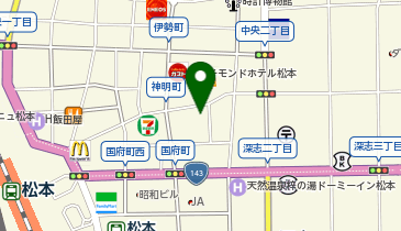 日研トータルソーシング株式会社 松本事業所の地図画像