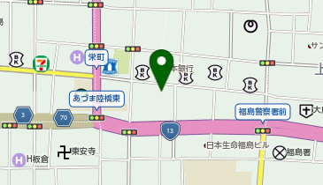 日研トータルソーシング株式会社 福島事務所の地図画像