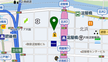 三井住友海上あいおい生命保険株式会社 関西企業営業課の地図画像