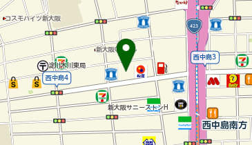 ウオクニ株式会社 大阪支店の地図画像