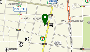 WDB株式会社 宮崎オフィスの地図画像
