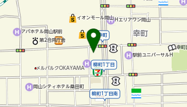 パーソルテンプスタッフ株式会社 岡山オフィスの地図画像