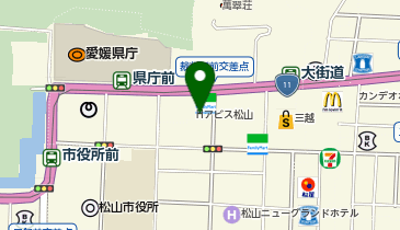 株式会社パソナ 松山の地図画像