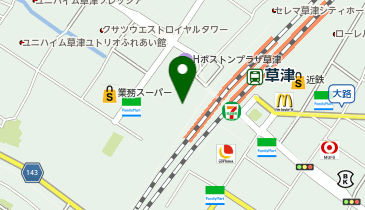 株式会社パソナ 滋賀の地図画像