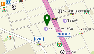 帝人ファーマ株式会社 仙台支店の地図画像