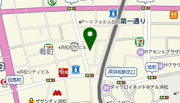 三菱電機株式会社 中部支社 自動車機器浜松部の地図画像