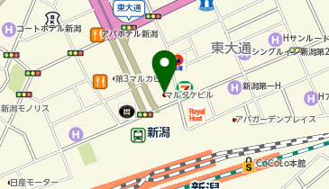 三菱電機株式会社 関越支社 新潟支店の地図画像