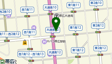 株式会社E保険プランニング 帯広支店の地図画像