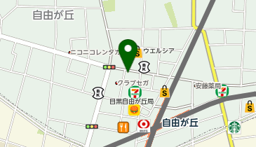 三菱UFJ不動産販売株式会社 自由が丘センターの地図画像