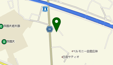 新川電機株式会社 徳島オフィスの地図画像