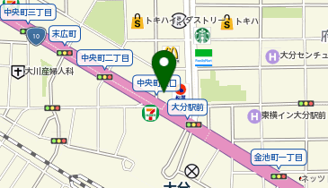 三菱電機ビルソリューションズ株式会社 大分支店の地図画像