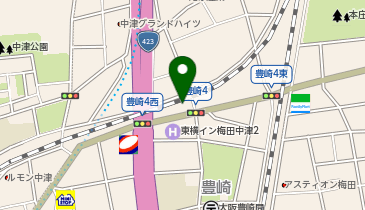 新生テクノス株式会社 大阪新幹線支店の地図画像