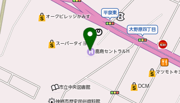損保ジャパンパートナーズ株式会社 鹿島オフィスの地図画像