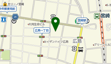 株式会社公文教育研究会 宮崎ブランチの地図画像