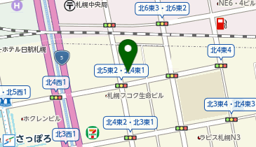 日本電気株式会社 北海道支社の地図画像