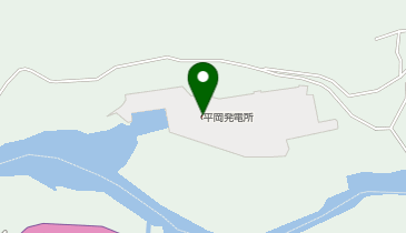 中部電力株式会社 平岡発電所の地図画像