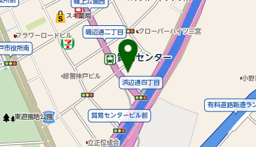 NX商事株式会社 神戸営業センターの地図画像