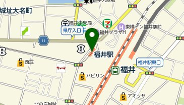 パーソルファクトリーパートナーズ株式会社 福井営業所の地図画像