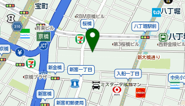 富士電機株式会社 八丁堀事務所の地図画像