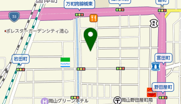 MGC保険サービス株式会社 岡山営業所の地図画像