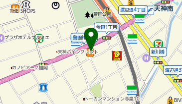 株式会社ココホテルズ KOKO HOTEL 福岡天神の地図画像