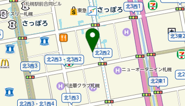 株式会社アウトソーシングコミュニケーションズ 札幌オフィス/札幌第1センターの地図画像