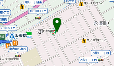 まいばすけっと 横浜橋店の地図画像