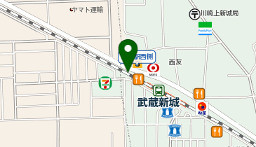 まいばすけっと 武蔵新城駅前店の地図画像