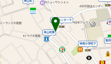 まいばすけっと 渋谷神山町店の地図画像