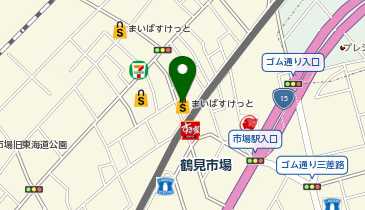 まいばすけっと 鶴見市場店の地図画像