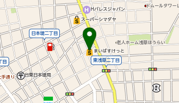 まいばすけっと 日本堤1丁目店の地図画像