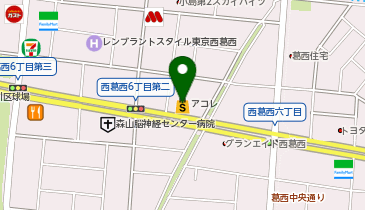 まいばすけっと 西葛西大橋通り店の地図画像