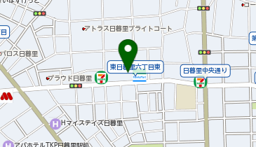 まいばすけっと 東日暮里6丁目店の地図画像