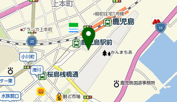 かごりん 鹿児島駅前の地図画像