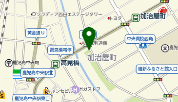 かごりん 高見橋の地図画像